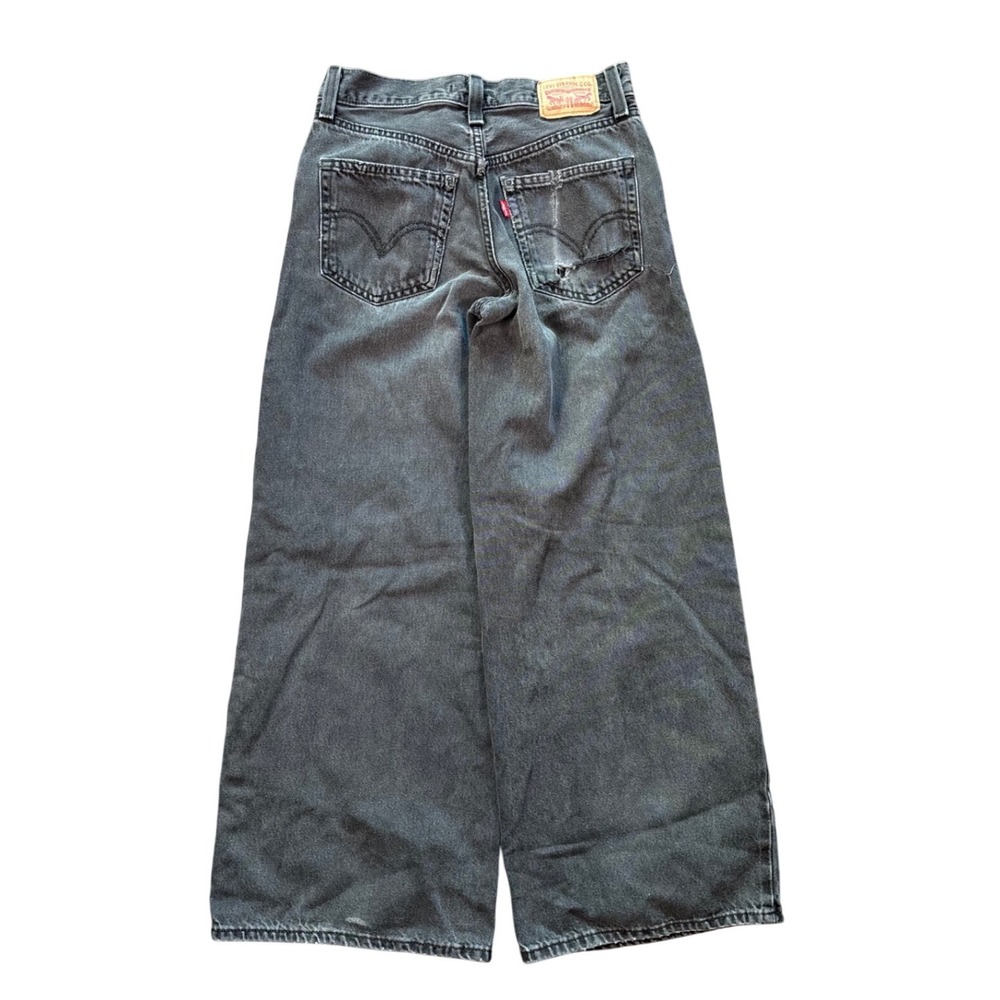 Levi's '94 Baggy Wide Leg Black Denim Jeans Size 24